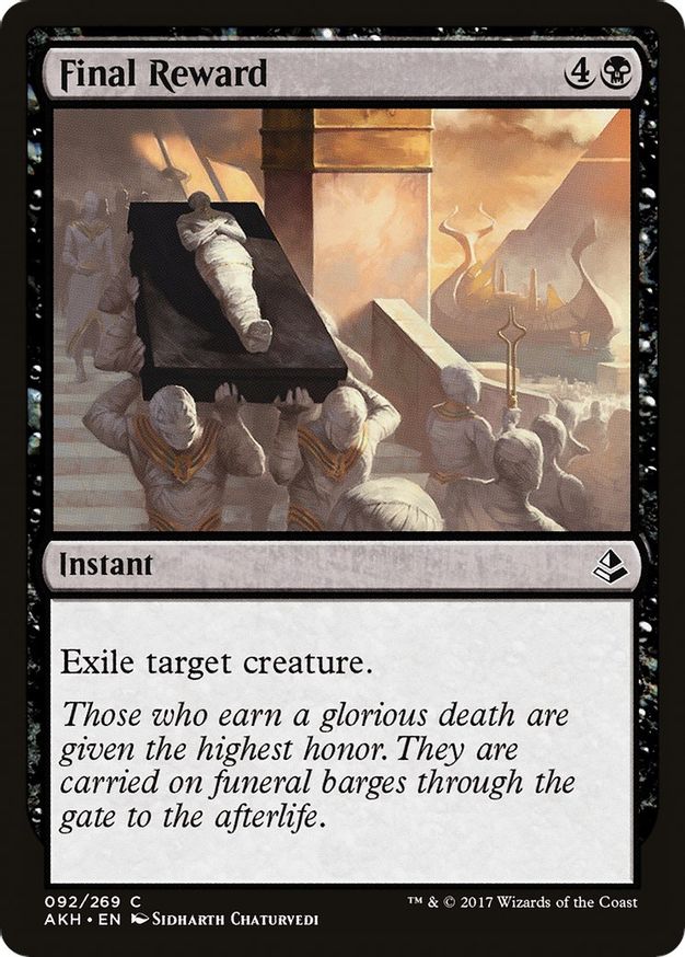 Final Reward | 92 | Amonkhet