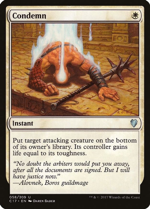 Condemn | 58 | Commander 2017