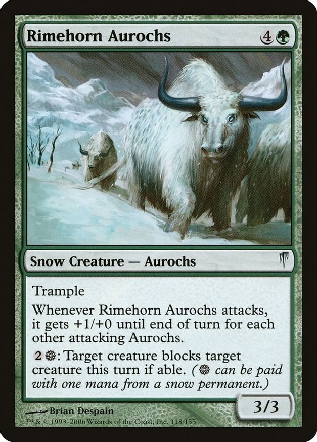 Rimehorn Aurochs | 118 | Coldsnap