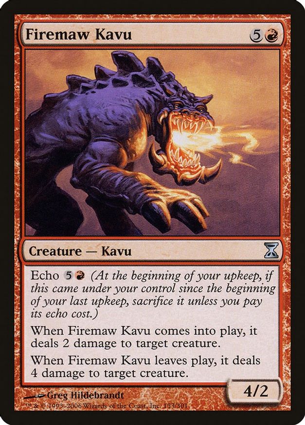 Firemaw Kavu | 153 | Time Spiral