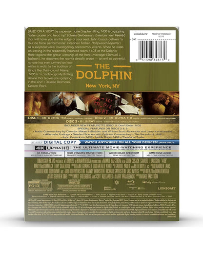 1408 - Limited Edition Steelbook (4K Ultra HD + Blu-ray + Digital)