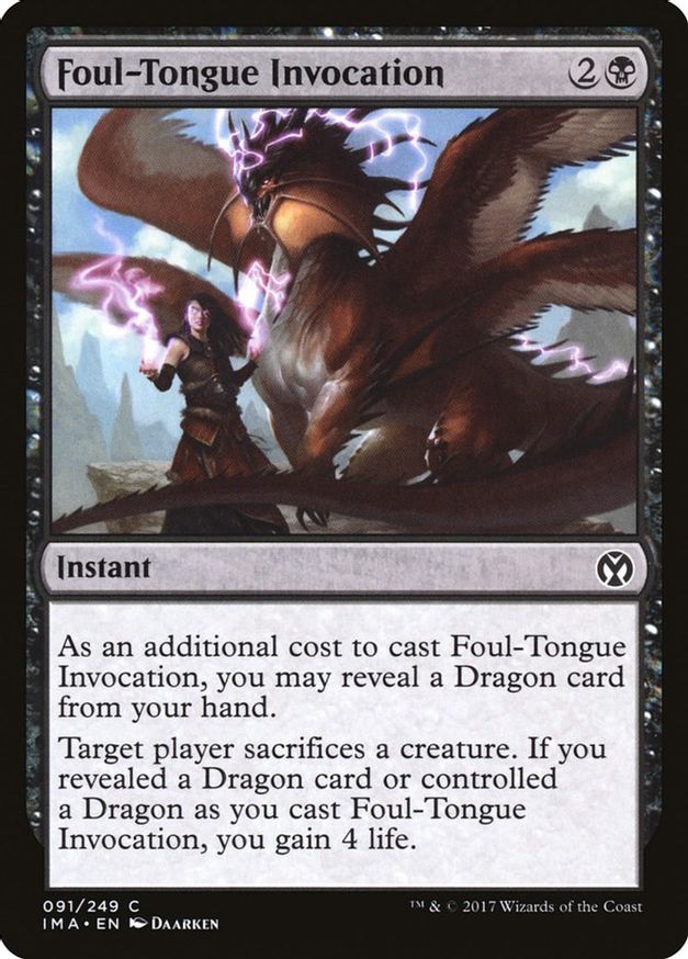 Foul-Tongue Invocation | 91 | Iconic Masters