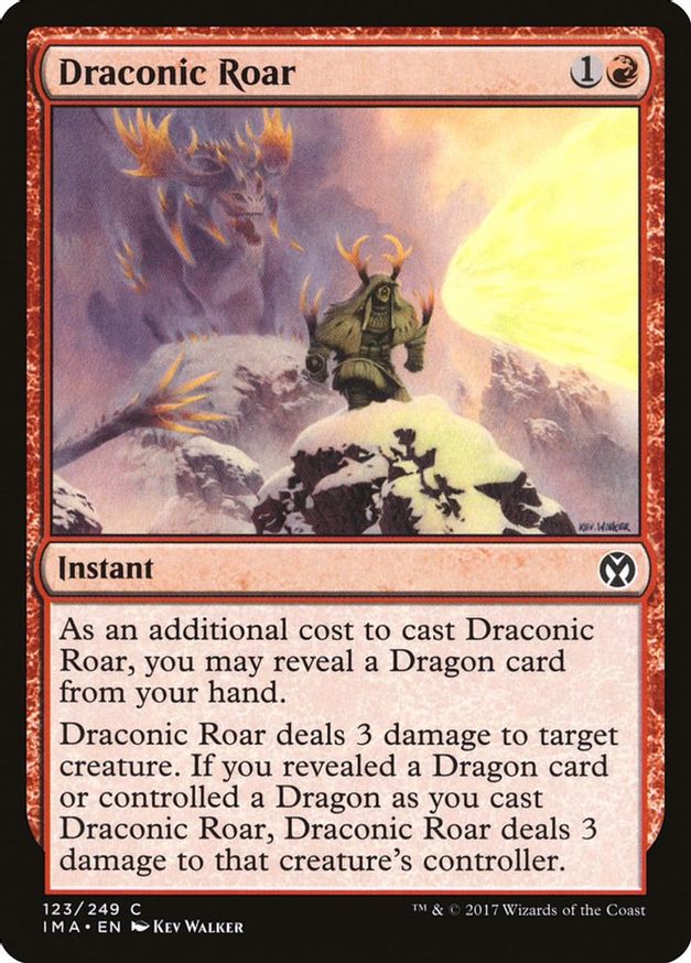Draconic Roar | 123 | Iconic Masters