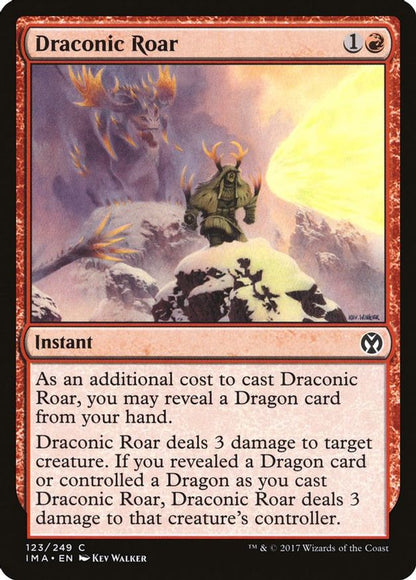 Draconic Roar | 123 | Iconic Masters