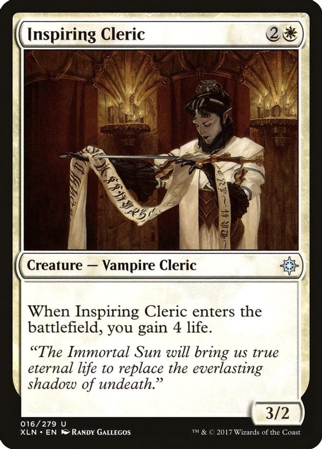 Inspiring Cleric | 16 | Ixalan