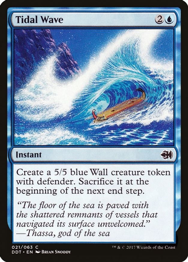Tidal Wave | 21 | Duel Decks: Merfolk vs. Goblins