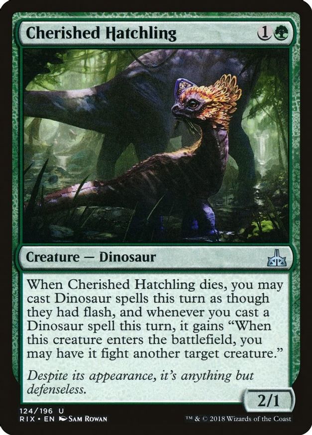 Cherished Hatchling | 124 | Rivals of Ixalan
