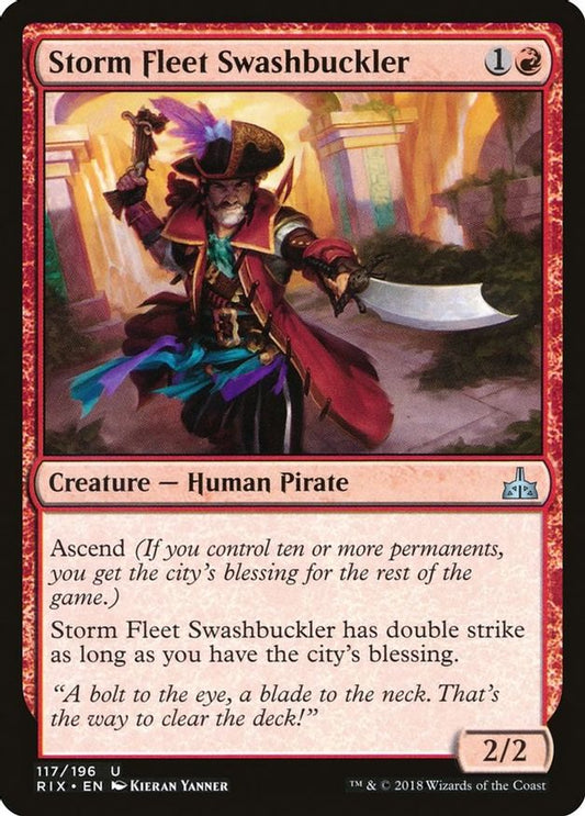 Storm Fleet Swashbuckler | 117 | Rivals of Ixalan