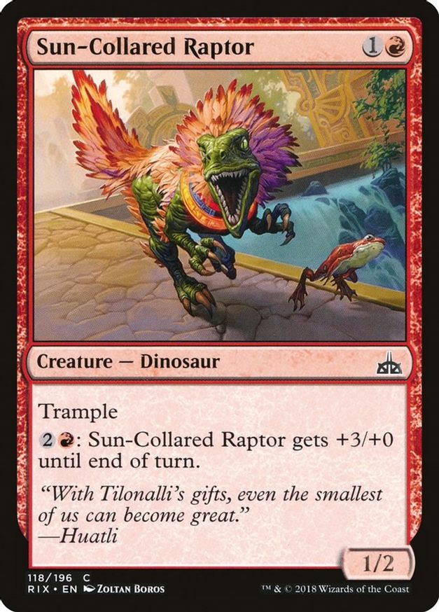 Sun-Collared Raptor | 118 | Rivals of Ixalan