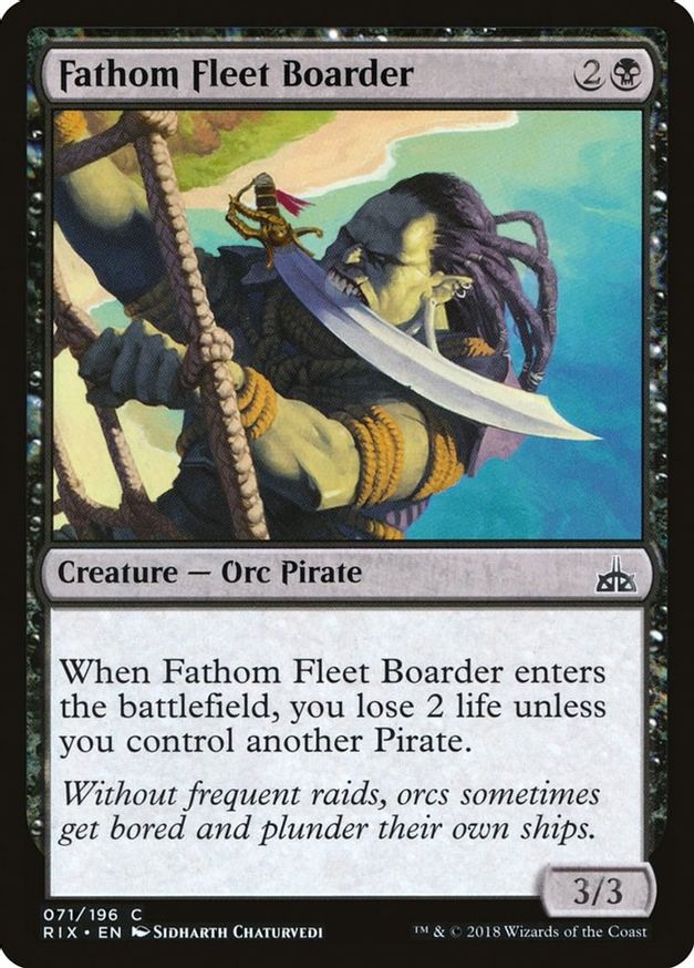 Fathom Fleet Boarder | 71 | Rivals of Ixalan