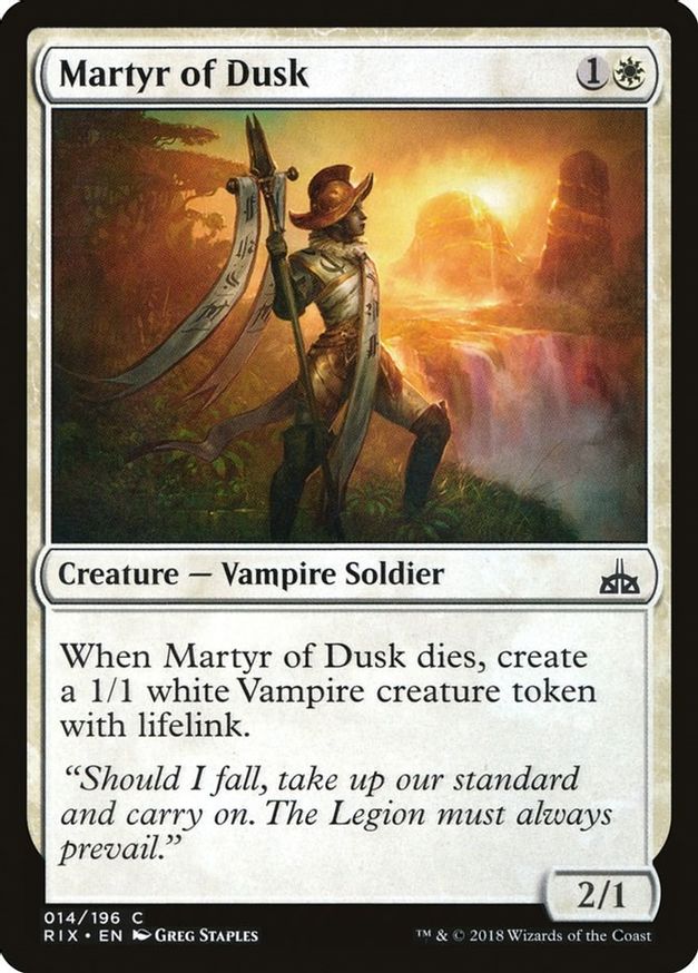 Martyr of Dusk | 14 | Rivals of Ixalan