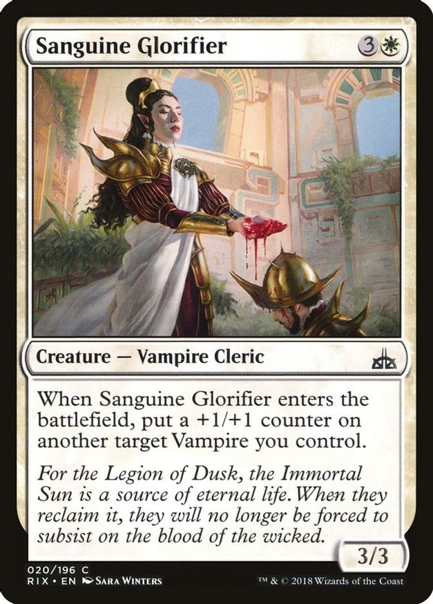 Sanguine Glorifier | 20 | Rivals of Ixalan