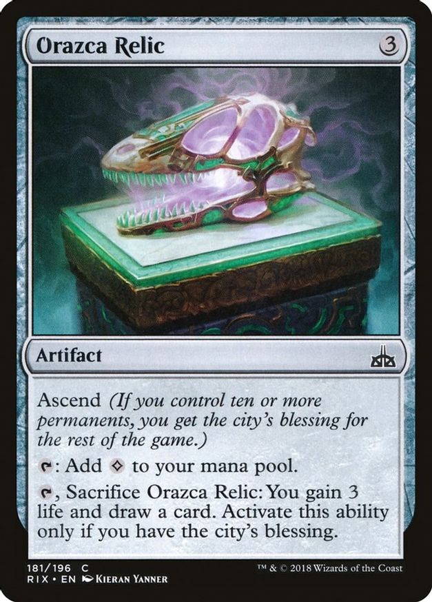 Orazca Relic | 181 | Rivals of Ixalan