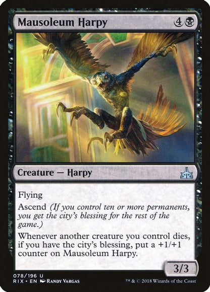 Mausoleum Harpy | 78 | Rivals of Ixalan