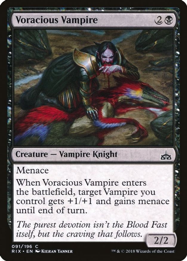 Voracious Vampire | 91 | Rivals of Ixalan
