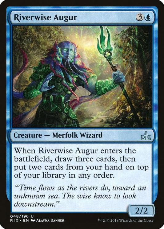 Riverwise Augur | 48 | Rivals of Ixalan