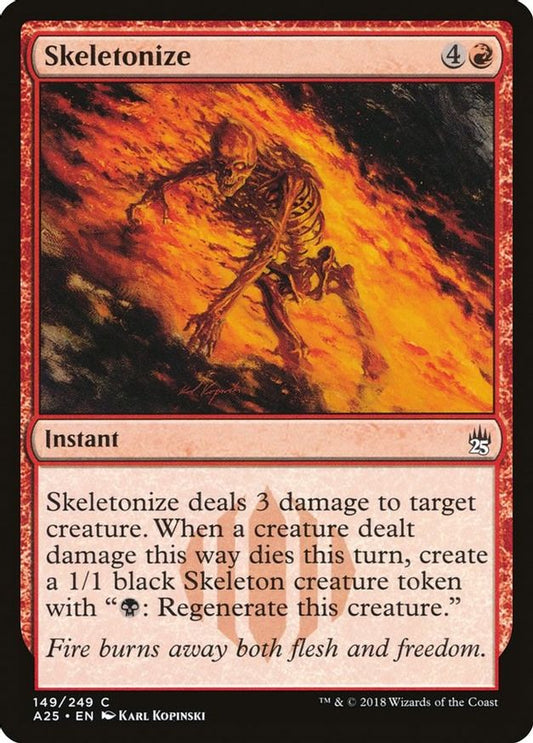 Skeletonize | 149 | Masters 25