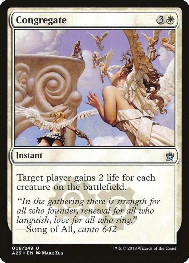 Congregate | 8 | Masters 25