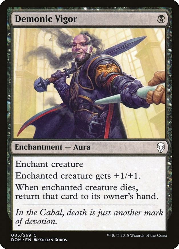Demonic Vigor | 85 | Dominaria