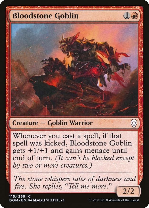 Bloodstone Goblin | 115 | Dominaria