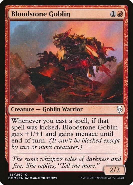 Bloodstone Goblin | 115 | Dominaria