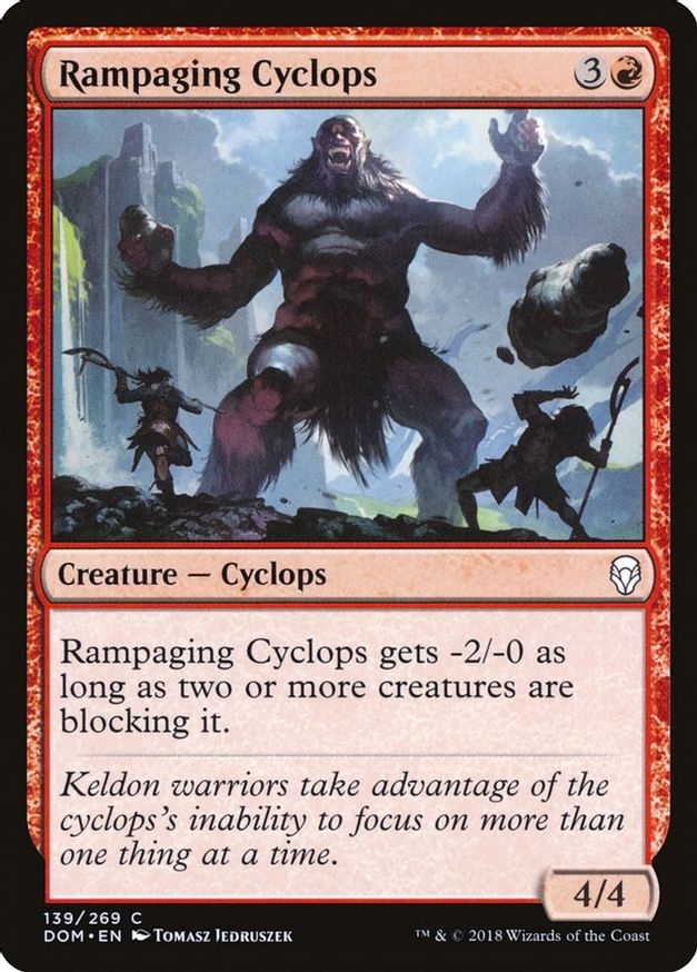 Rampaging Cyclops | 139 | Dominaria