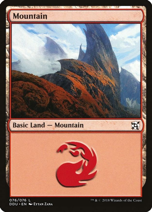 Mountain (076) | Duel Decks: Elves vs. Inventors