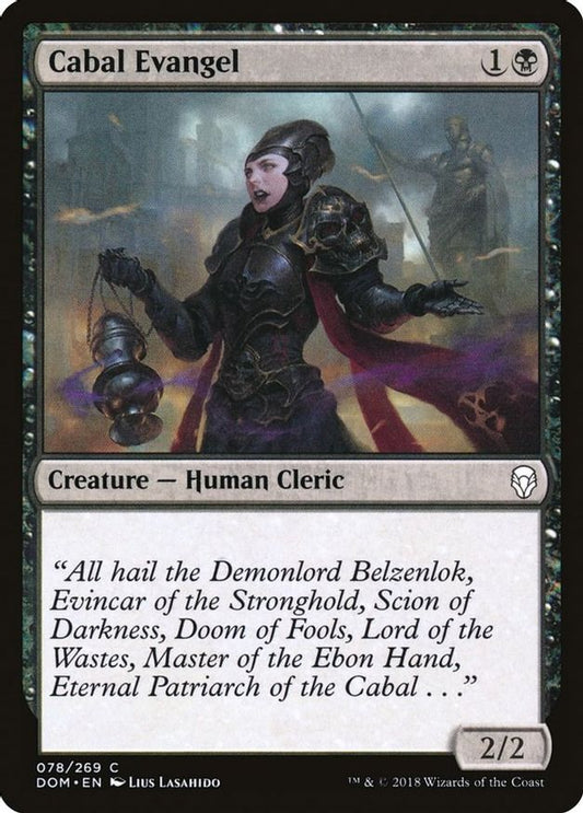 Cabal Evangel | 78 | Dominaria