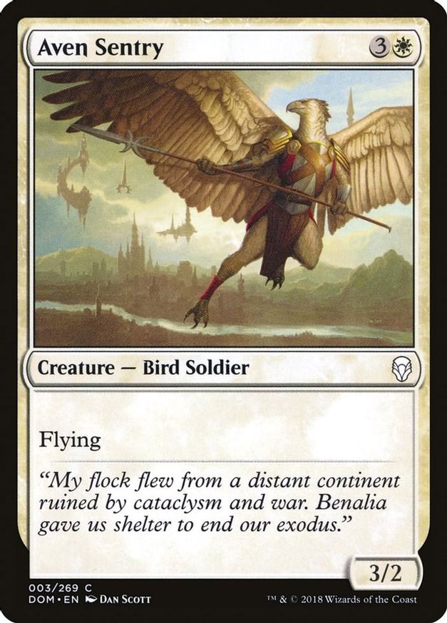 Aven Sentry | 3 | Dominaria