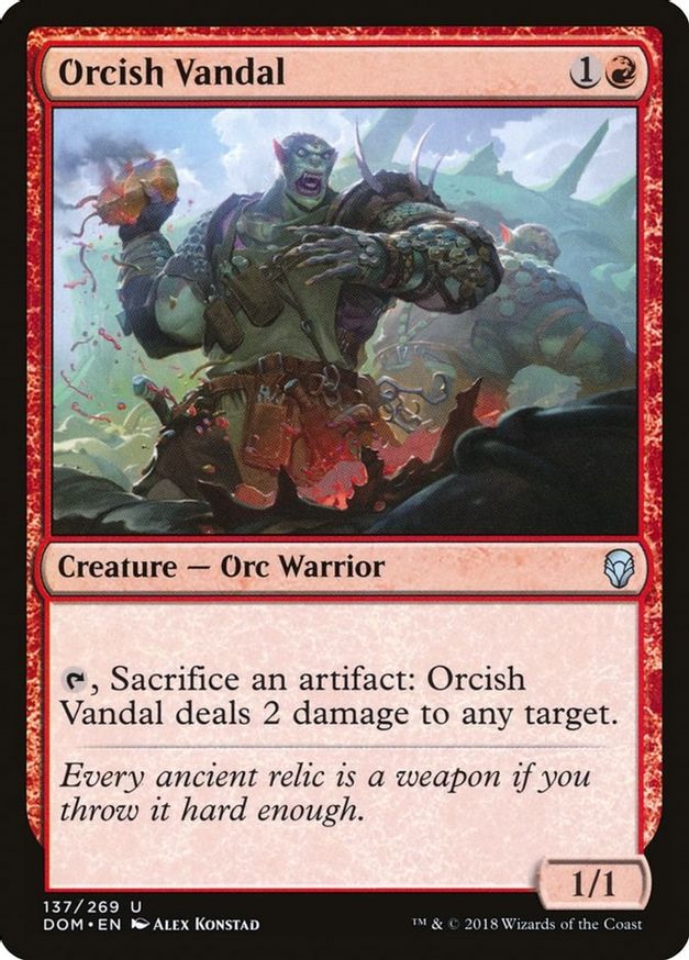 Orcish Vandal | 137 | Dominaria