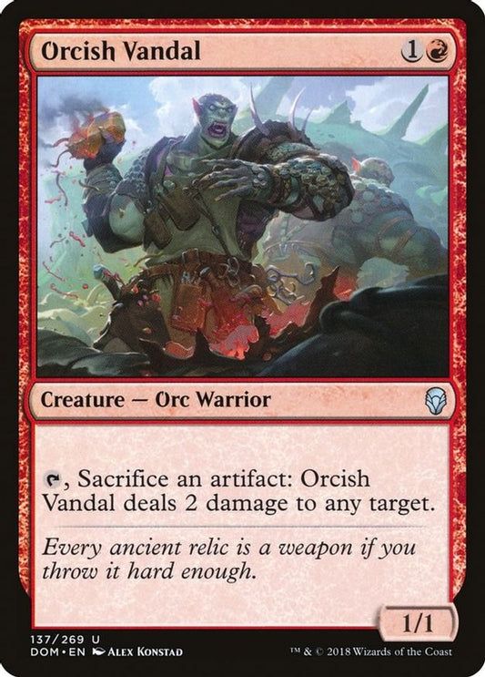 Orcish Vandal | 137 | Dominaria