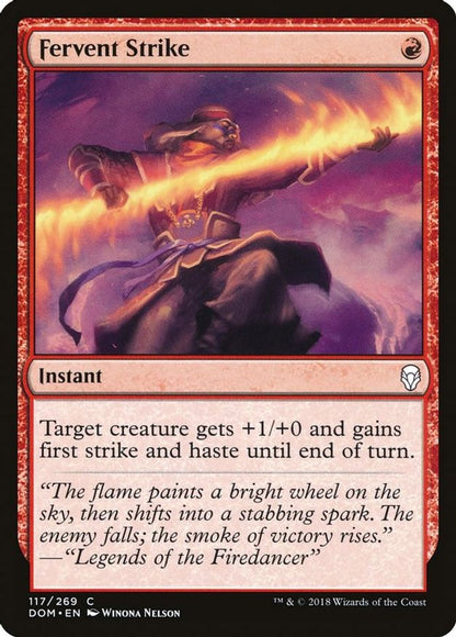 Fervent Strike | 117 | Dominaria