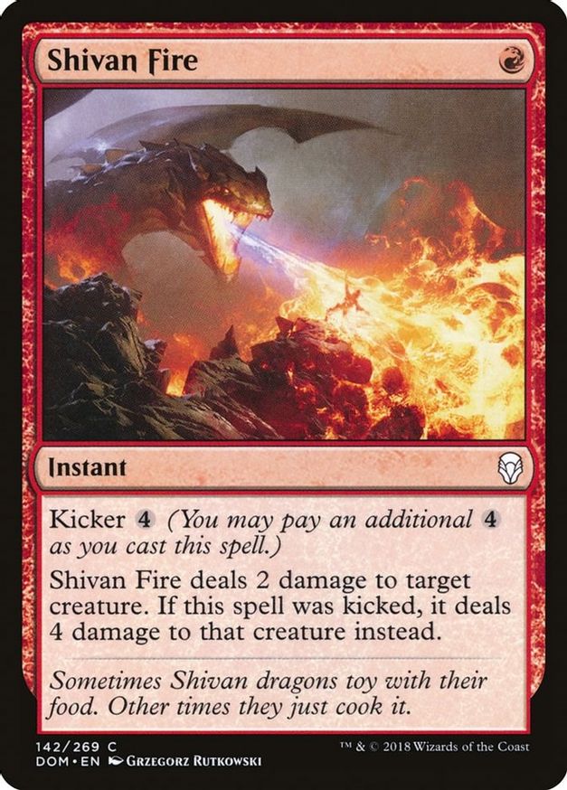 Shivan Fire | 142 | Dominaria