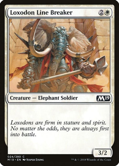 Loxodon Line Breaker | 24 | Core Set 2019