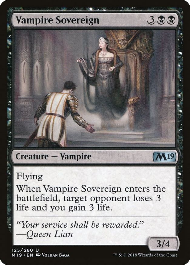 Vampire Sovereign | 125 | Core Set 2019
