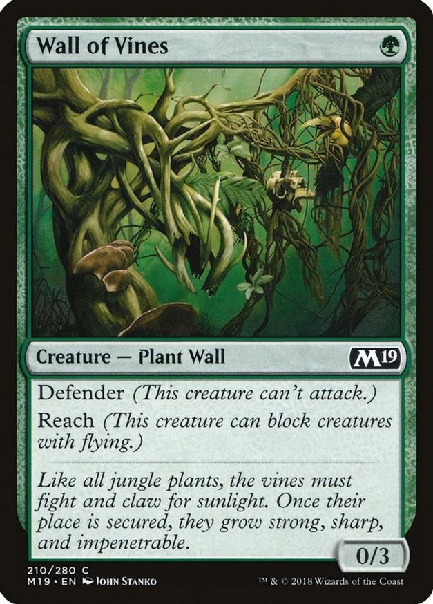 Wall of Vines | 210 | Core Set 2019