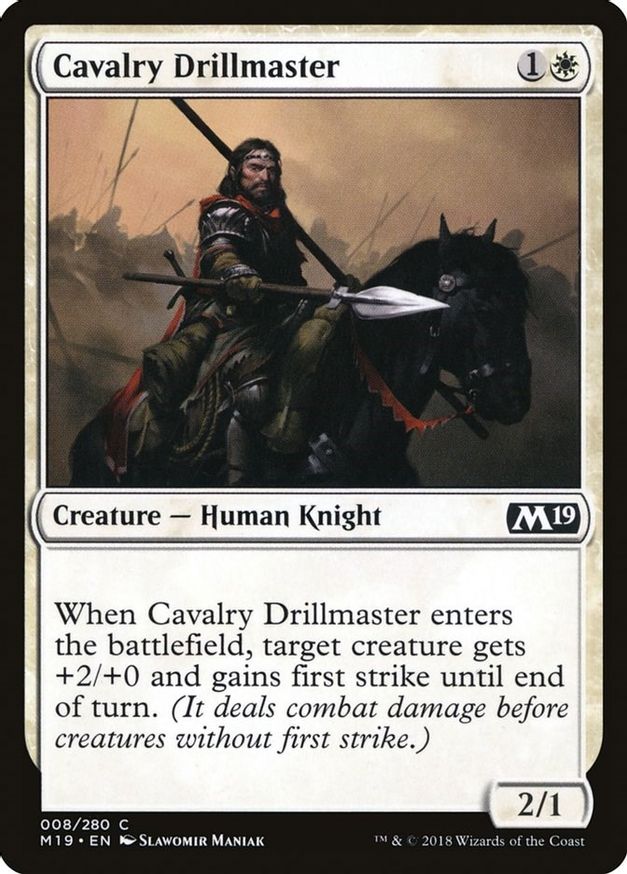 Cavalry Drillmaster | 8 | Core Set 2019