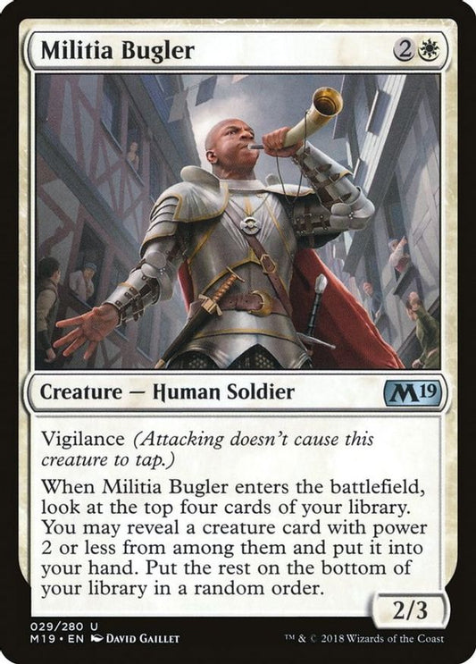 Militia Bugler | 29 | Core Set 2019