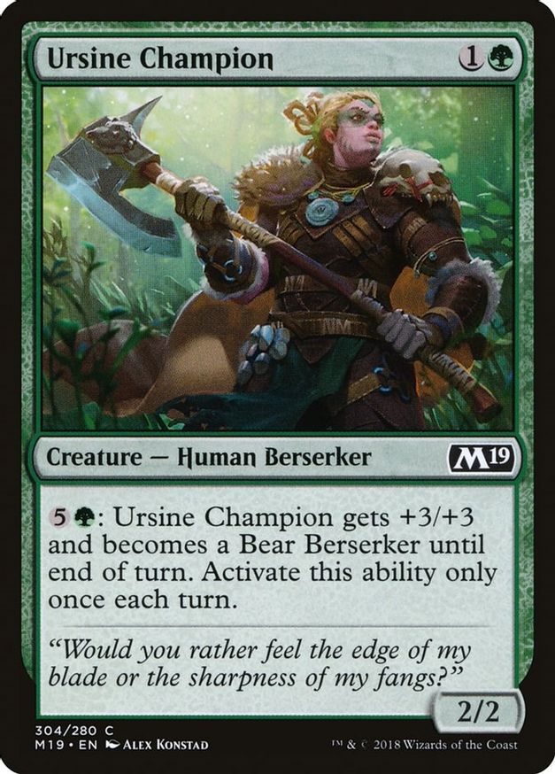 Ursine Champion | 304 | Core Set 2019
