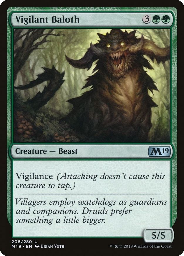 Vigilant Baloth | 206 | Core Set 2019