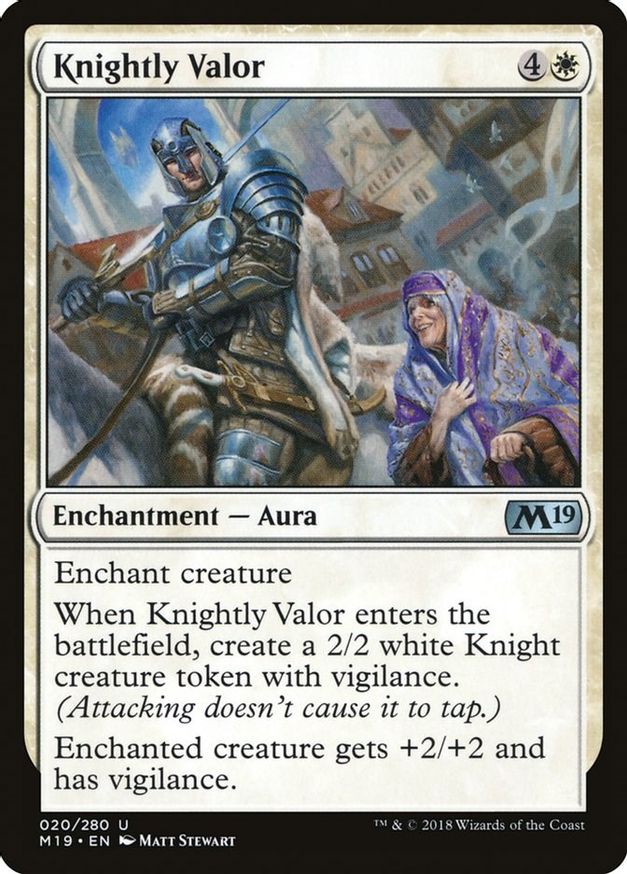 Knightly Valor | 20 | Core Set 2019
