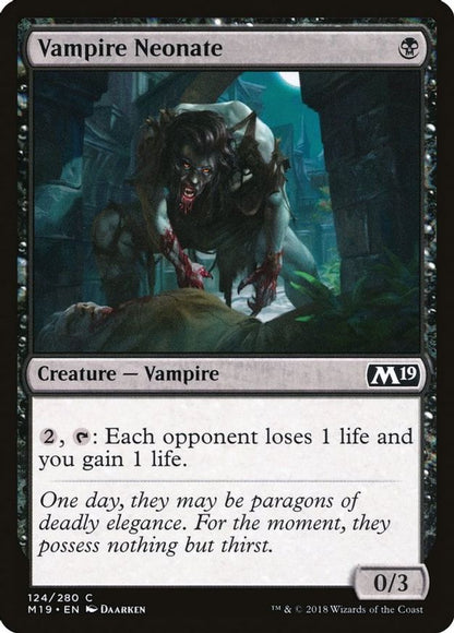Vampire Neonate | 124 | Core Set 2019