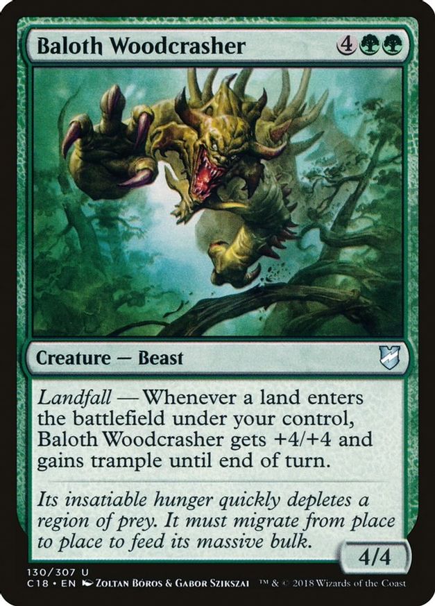 Baloth Woodcrasher | 130 | Commander 2018