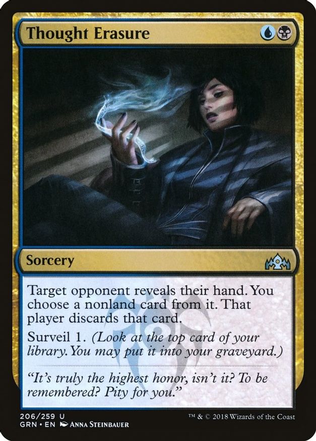 Thought Erasure | 206 | Guilds of Ravnica