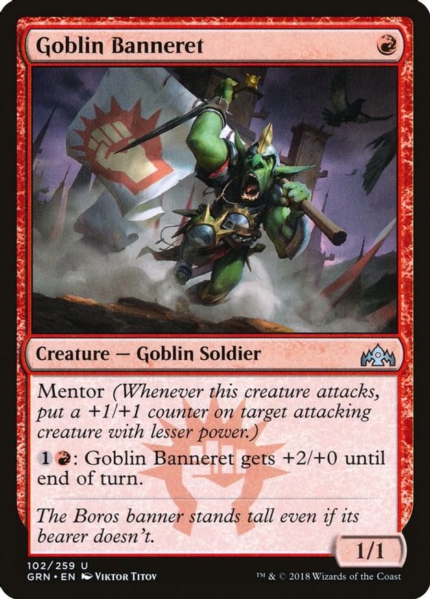 Goblin Banneret | 102 | Guilds of Ravnica