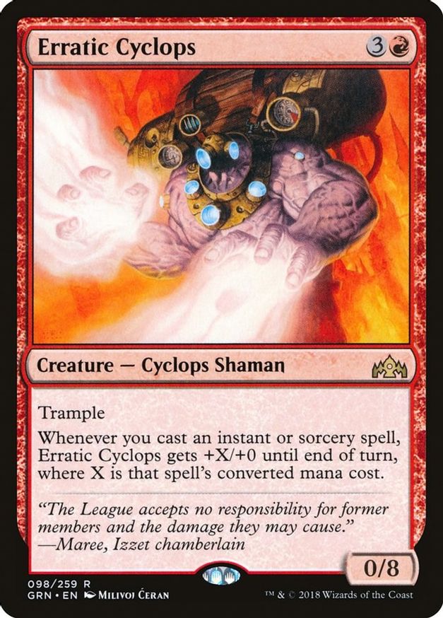 Erratic Cyclops | 98 | Guilds of Ravnica