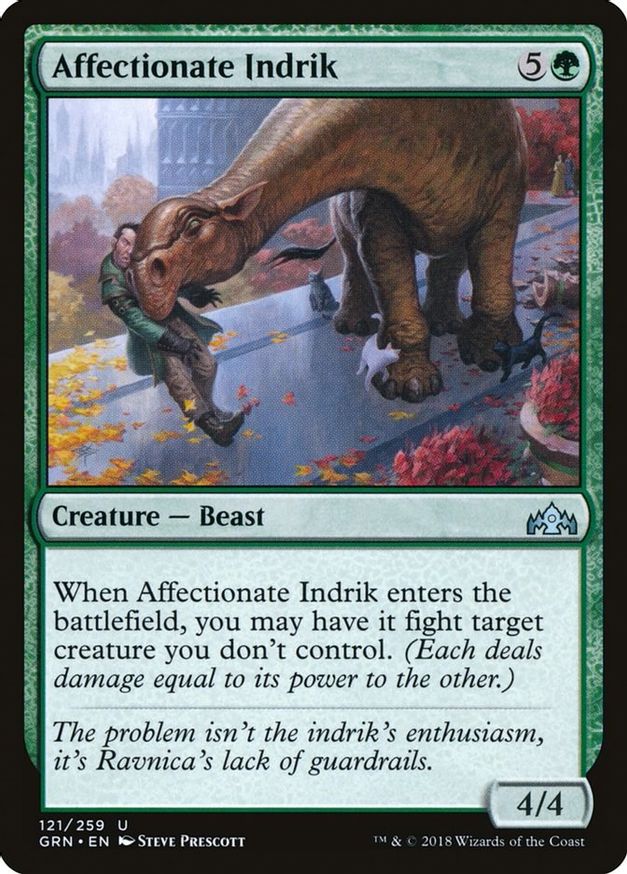 Affectionate Indrik | 121 | Guilds of Ravnica