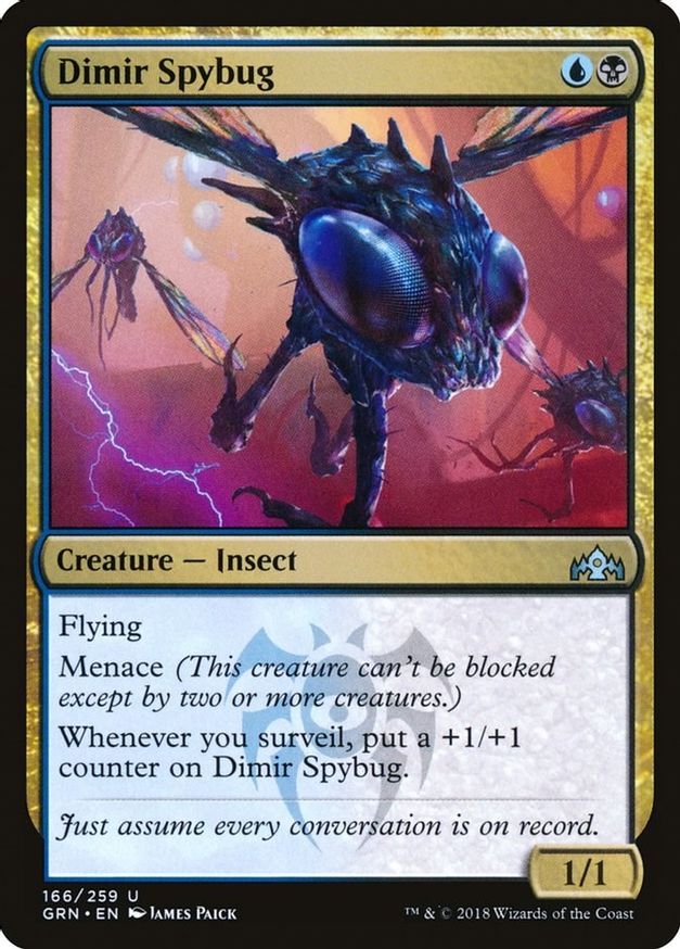 Dimir Spybug | 166 | Guilds of Ravnica