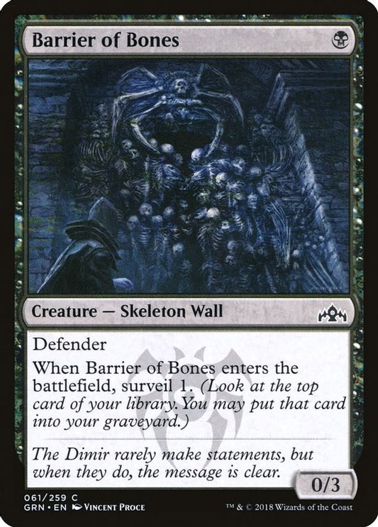 Barrier of Bones | 61 | Guilds of Ravnica