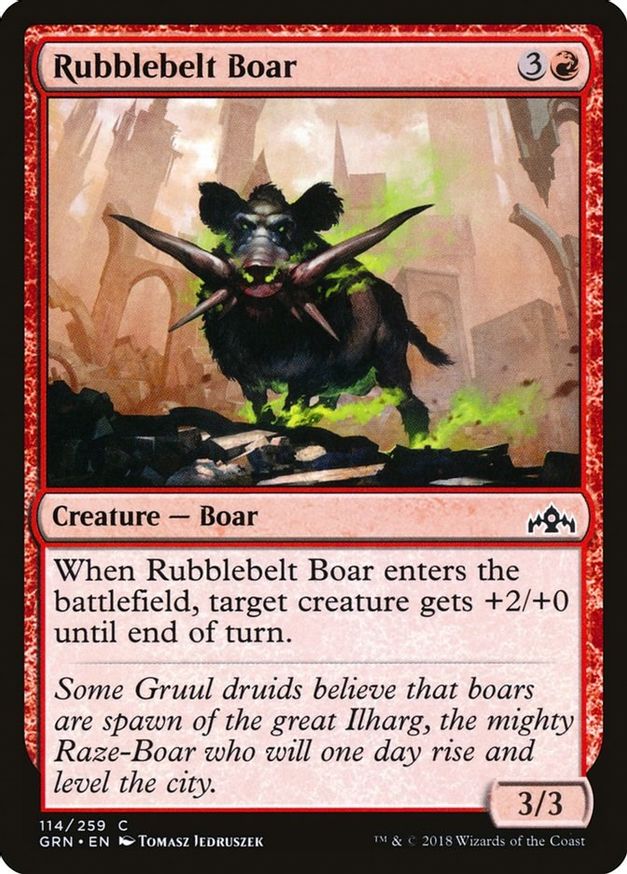 Rubblebelt Boar | 114 | Guilds of Ravnica
